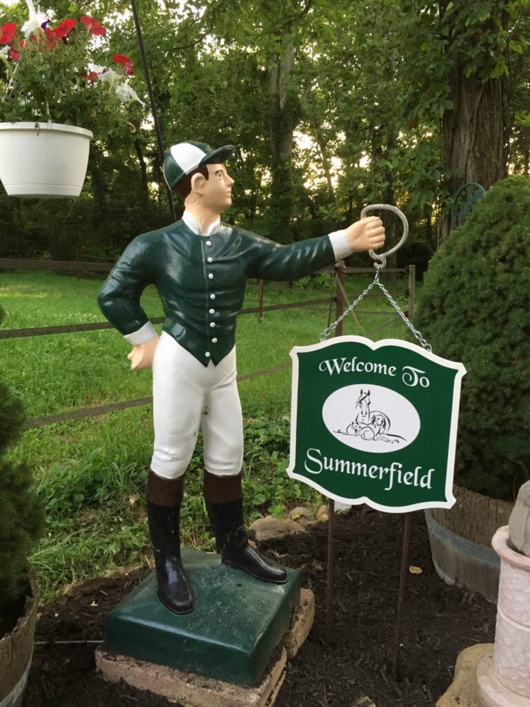 Black lawn jockey statue with lantern for sale